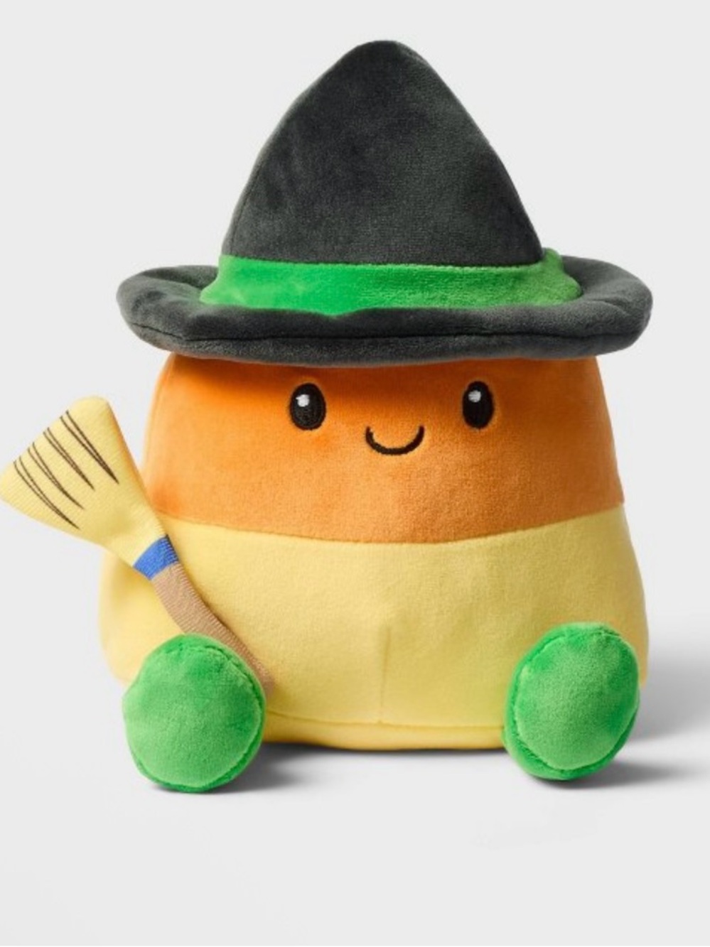 Halloween Candy Corn Witch 7” Plush by Gigglescape